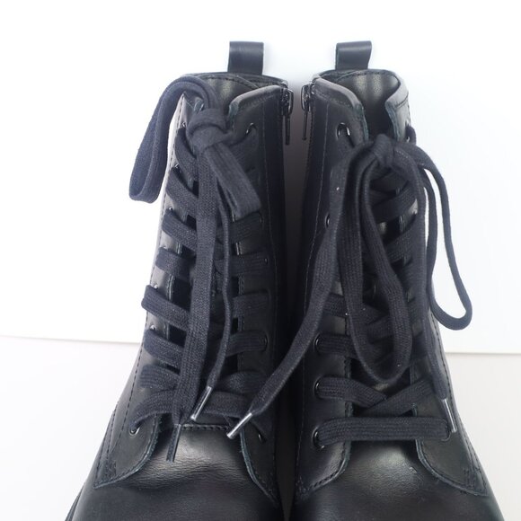 Aqua Logan Platform Hiker Boots Black 9.5M - Picture 5 of 16